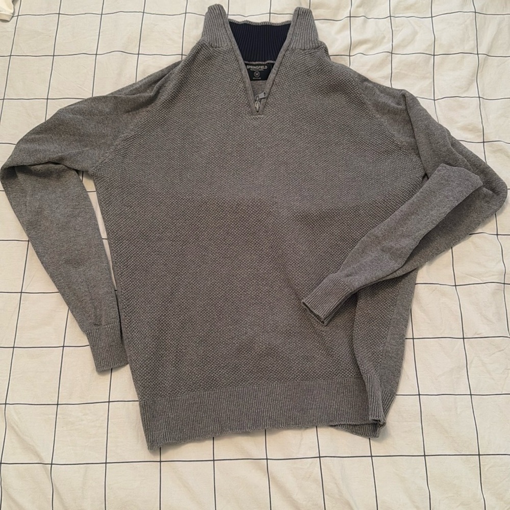 Gray Springfield quarterzip
